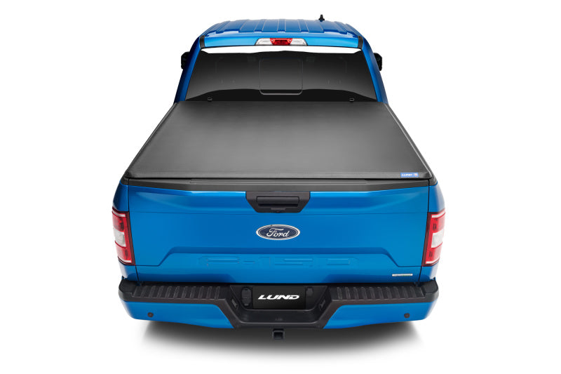 Lund 09-17 Dodge Ram 1500 Fleetside (5.7ft. Bed) Hard Fold Tonneau Cover - Black