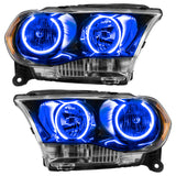 Oracle 11-13 Dodge Durango SMD HL Halogen - Black - Blue