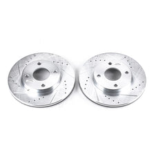 Load image into Gallery viewer, Power Stop 00-04 Ford Focus Front Evolution Drilled &amp; Slotted Rotors - Pair