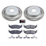 Power Stop 19-22 Ram 1500 Classic Rear Semi-Coated Rotor Kit