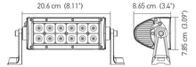 Load image into Gallery viewer, Hella Value Fit Sport 8in Light - 36W Dual Row Flood Beam - LED