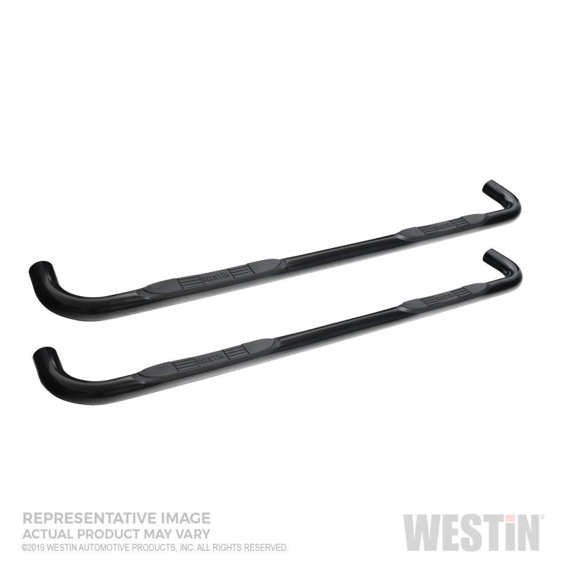 Westin 19-22 Chevrolet Silverado 1500 DC E-Series 3 Nerf Step Bars - Blk