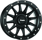 DragonFire Racing Echo Wheel 15X7 4/137 5+2 +10 Machined Black