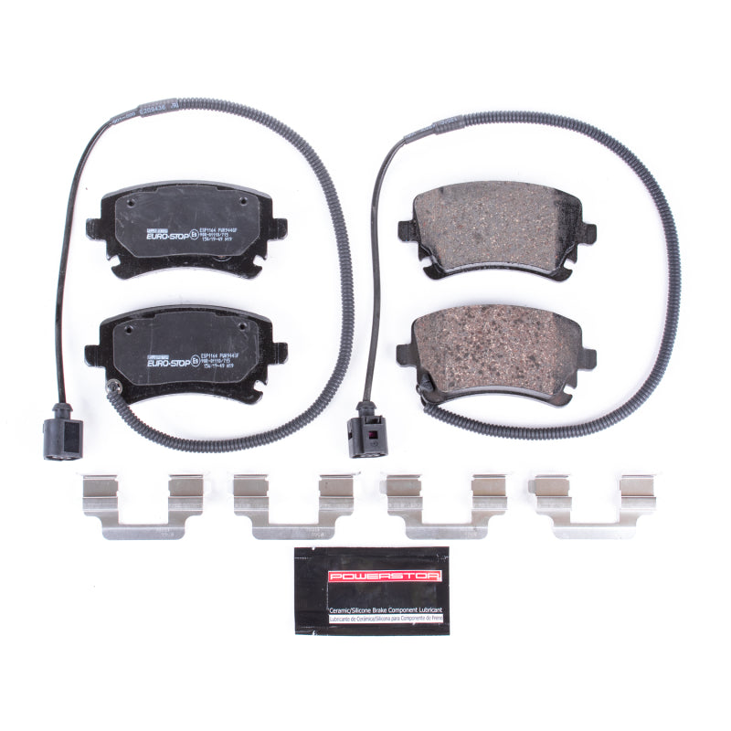 Power Stop 04-06 Volkswagen Phaeton Euro-Stop ECE-R90 Rear Brake Pads