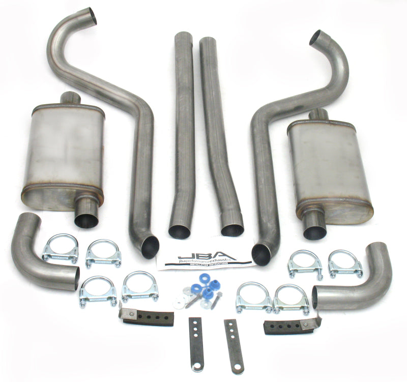 JBA 65-70 Ford Mustang 260-428 409SS Dual Turn Down Header Back Exhaust