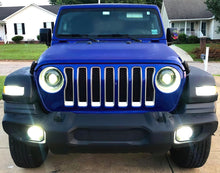 Load image into Gallery viewer, Oracle Jeep JL/Gladiator JT Oculus Bi-LED Projector Headlights - Amber/White Switchback