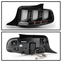 Load image into Gallery viewer, Spyder 10-12 Ford Mustang - Light Bar Seq. Turn Signal LED Tail Lights - Black - ALT-YD-FM10-LED-BK