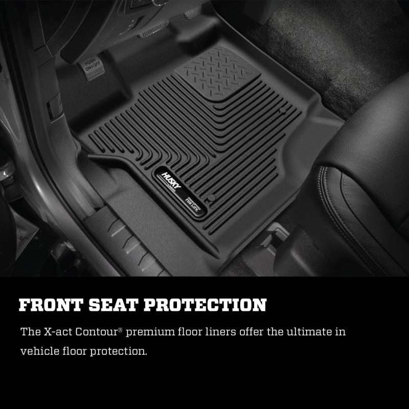 Husky Liners 09-14 Ford F-150 SuperCab X-Act Contour Black 2nd Seat Floor Liner (Full Coverage)