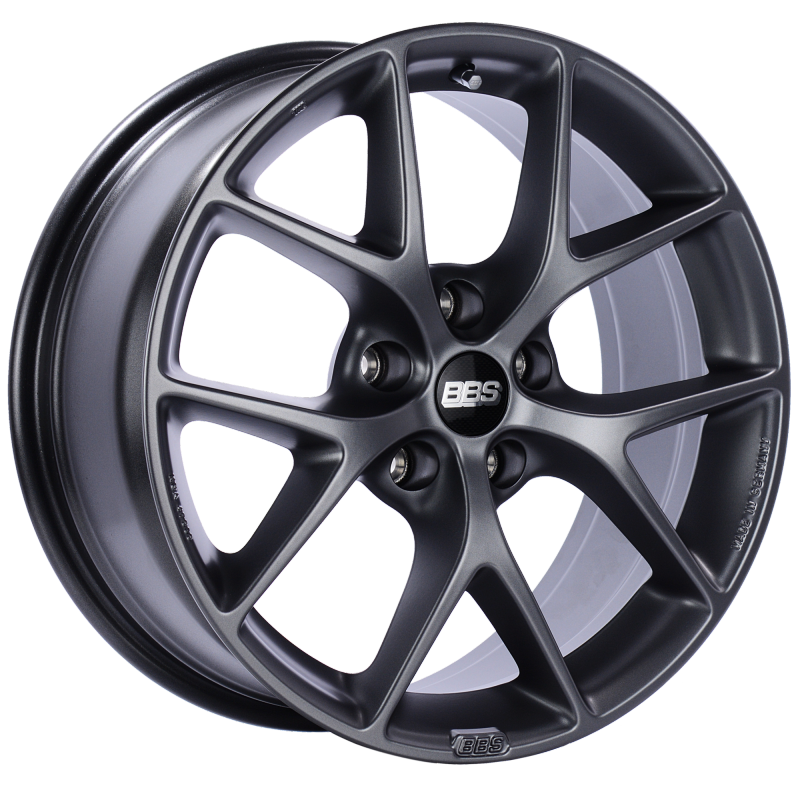 BBS SR 19x8.5 5x112 ET32 Satin Grey Wheel -82mm PFS/Clip Required