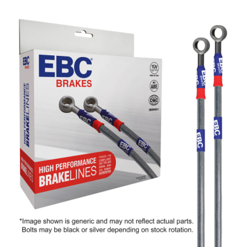 EBC 08-09 Volkswagen R32 3.2L Stainless Steel Brake Line Kit