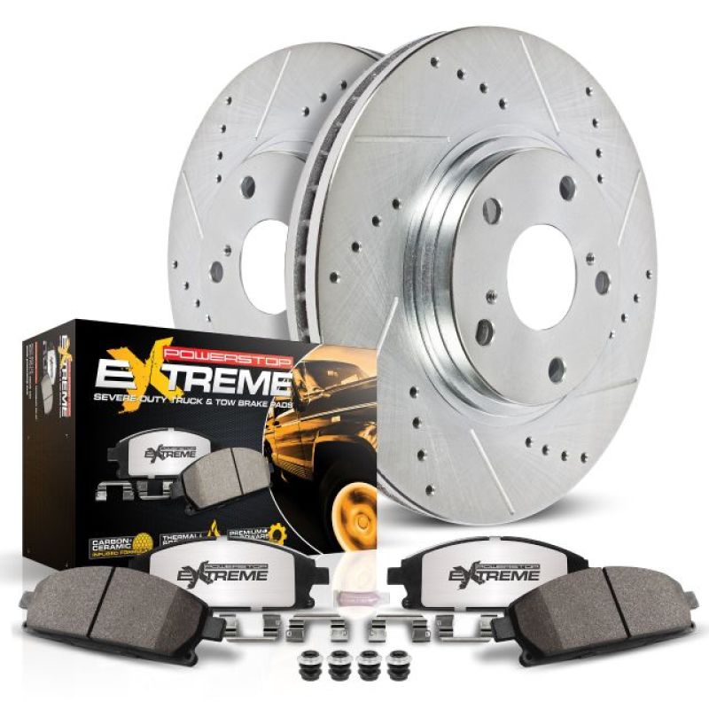 Power Stop 12-15 Nissan Armada Front Z36 Truck & Tow Brake Kit