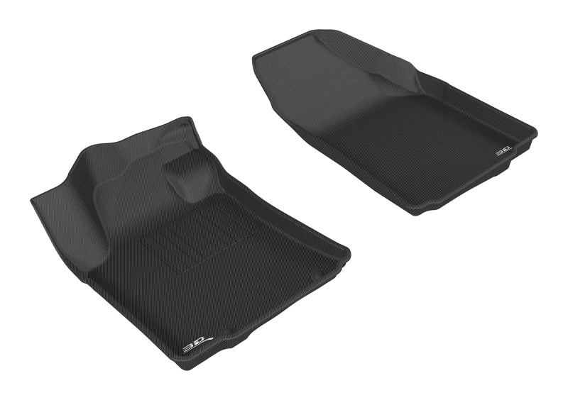 3D MAXpider 2016-2019 Nissan Maxima Kagu 1st Row Floormat - Black