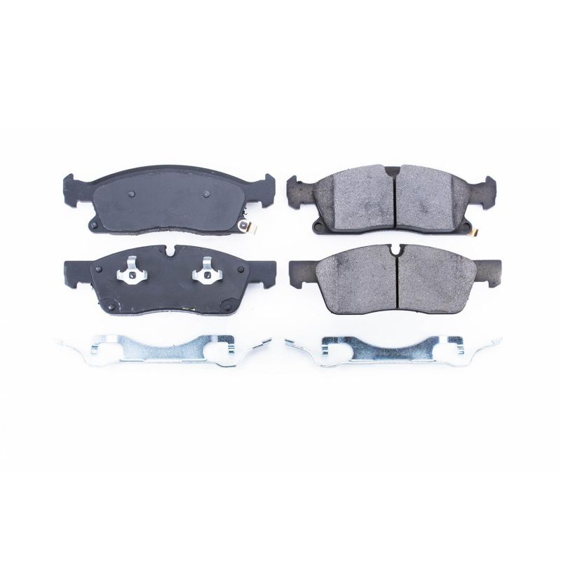 Power Stop 2017 Dodge Durango Front Z17 Evolution Ceramic Brake Pads w/Hardware