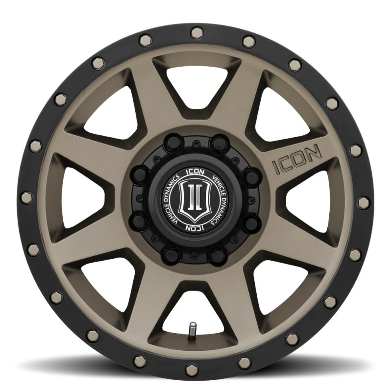 ICON Rebound HD 18x9 8x6.5 12mm Offset 5.5in BS 121.4mm Bore Bronze Wheel