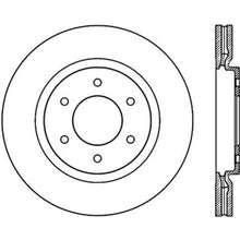 Load image into Gallery viewer, StopTech Power Slot 08-09 Infiniti QX4/QX56 / 07-09 Nissan Armada Left Front Slotted Cryo Rotor