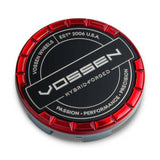 Vossen Billet Sport Cap 1.0 - Large - Hybrid Forged - Transparent Red