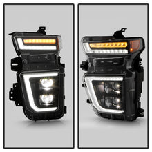 Load image into Gallery viewer, Spyder Chevy Silverado 20-23 HD 2500/3500 High-Power LED Module - Black (PRO-YD-CSHD20AP-SEQ-BK)