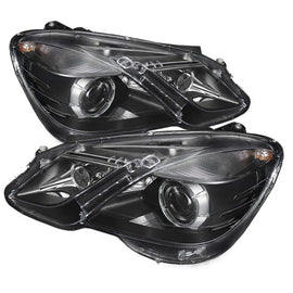 xTune Mercedes E-Class 10-12 OE Projector Headlights (w/AFS. Hid Fit) Black PRO-JH-MBW21210-AFS-BK