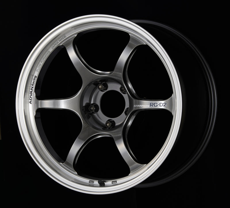 Advan RG-D2 18x11.0 +15 5-114.3 Machining & Racing Hyper Black Wheel