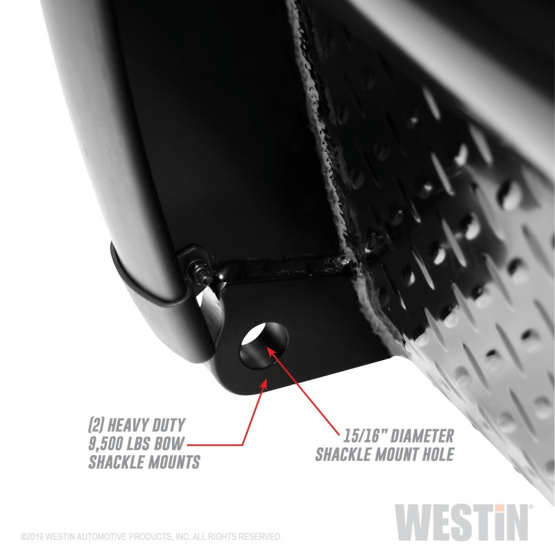 Westin 10-18 RAM 2500/3500 HDX Bandit Front Bumper - Black