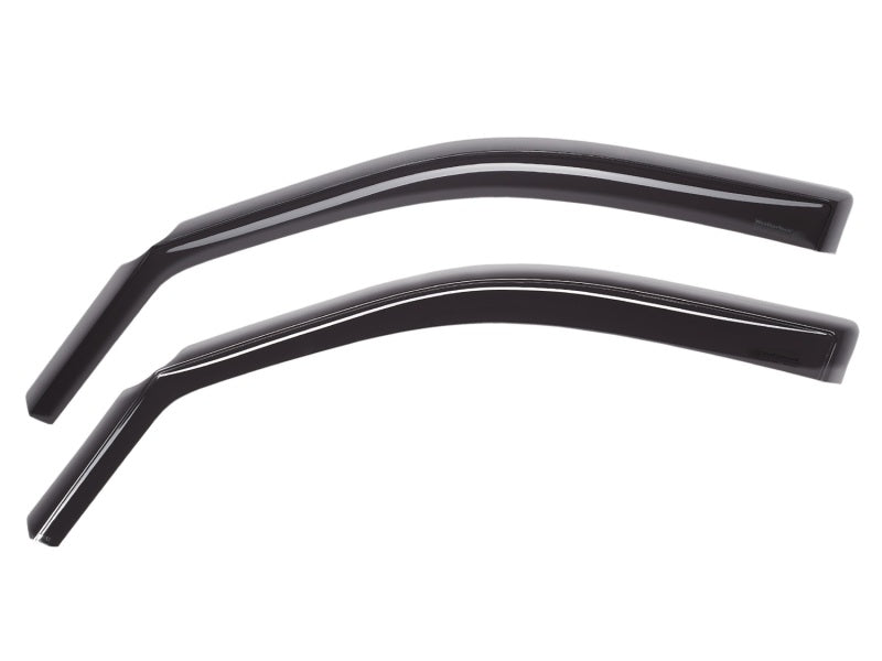 WeatherTech 08-20 Dodge Grand Caravan Front Side Window Deflectors - Dark Tint
