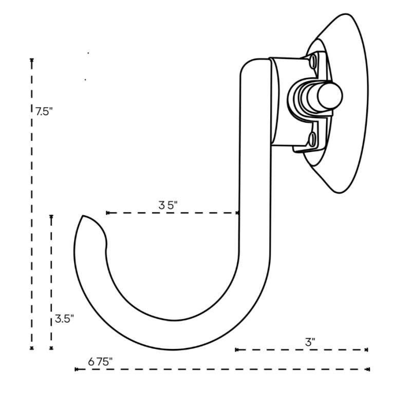 SeaSucker Utility Hook - Black