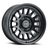 ICON Anza 17x8.5 5x5 -6mm Offset 4.5in BS 71.5mm Hub Bore Satin Black Wheel