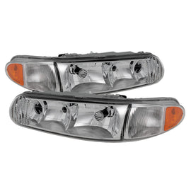 xTune Buick Century 97-05 Regal 97-04 Crystal Headlights Chrome HD-JH-BUCEN97-AM-C