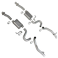 Load image into Gallery viewer, BBK 87-93 Mustang GT Cat Back Kit Varitune Mufflers - Aluminized turn downs