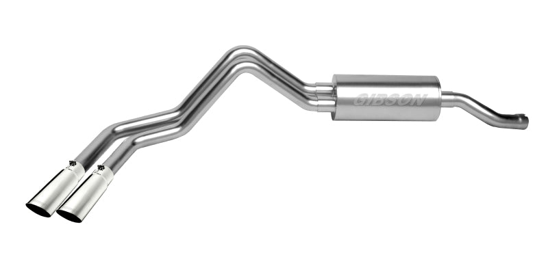 Gibson 00-06 Chevrolet Tahoe LS 4.8L 2.25in Cat-Back Dual Sport Exhaust - Aluminized