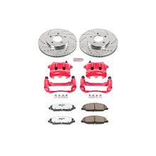 Load image into Gallery viewer, Power Stop 05-10 Ford Mustang Front Z26 Street Warrior Brake Kit w/Calipers