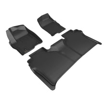 Load image into Gallery viewer, 3D MAXpider 19-24 GMC Sierra Kagu 1st &amp; 2nd Row Floormats - Black