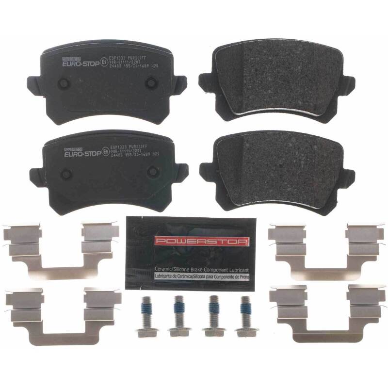 Power Stop 17-18 Volkswagen Tiguan Limited Euro-Stop ECE-R90 Rear Brake Pads