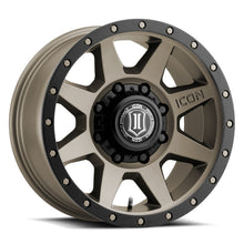 Load image into Gallery viewer, ICON Rebound 17x8.5 8x6.5 13mm Offset 5.25in BS 121.4mm Bore Bronze Wheel