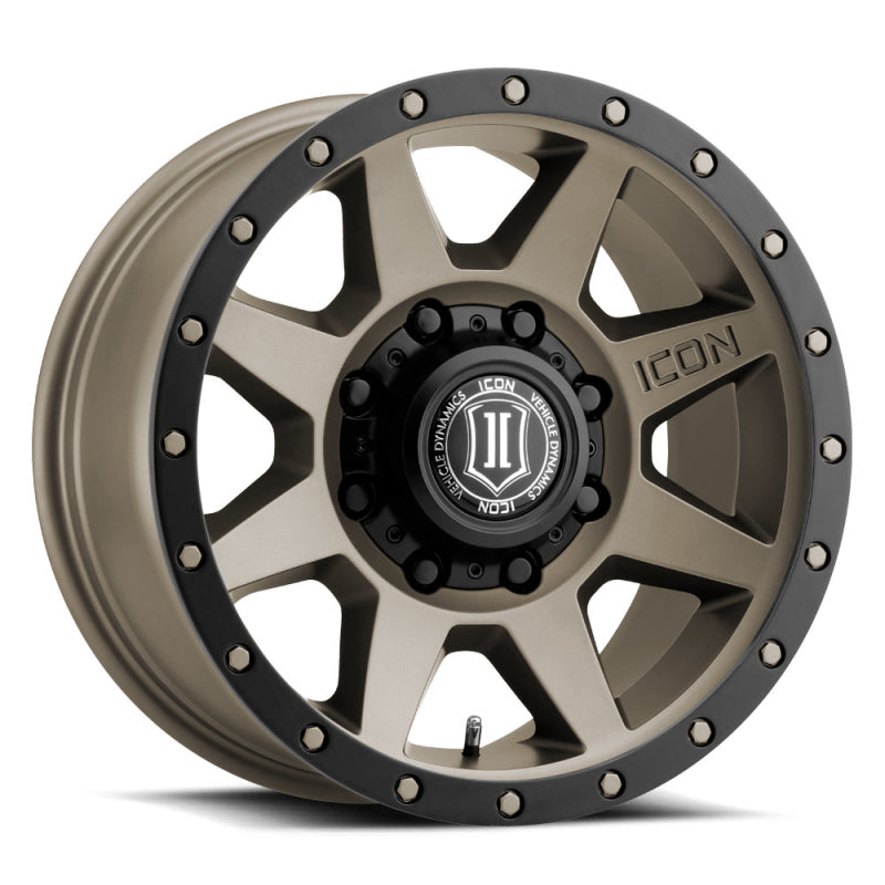 ICON Rebound 17x8.5 8x170 6mm Offset 5in BS 125mm Bore Bronze Wheel