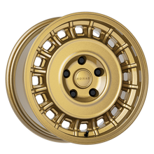 Load image into Gallery viewer, Nomad N502GR Arvo 15x7in / 5x114.3 BP / 15mm Offset / 72.62mm Bore - Gloss Gold Wheel