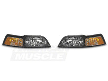 Load image into Gallery viewer, Raxiom 99-04 Ford Mustang Axial Series OE Style Headlights- Chrome Housing (Clear Lens)