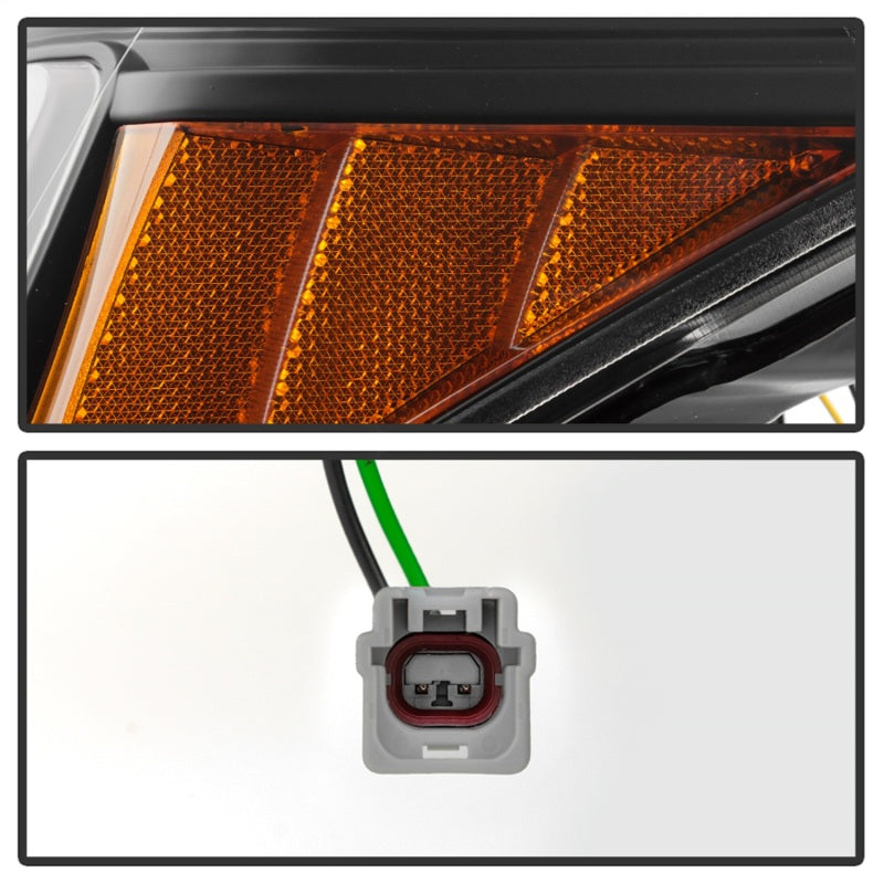 Spyder 05-08 Nissan Frontier/05-07 Pathfinder Projector Headlights - BLK (PRO-YD-NF05V2SI-SEQGR-BK)