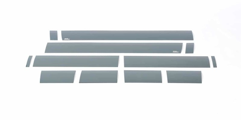 Putco 07-13 Chevy Silv Ext Cab 5.5ft Short Box - 6in Wide - 12pcs Black Platinum Rocker Panels