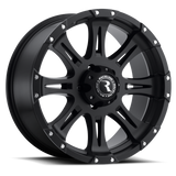 Raceline 981 Raptor 18x9in / 5x150 BP / 25mm Offset / 110.3mm Bore - Satin Black Wheel