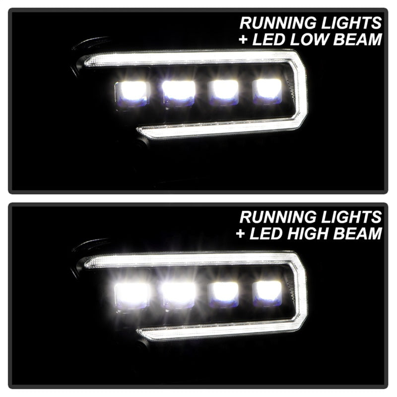 Spyder 16-20 Toyota Tacoma LED Model Only High-Power LED Headlights - Black PRO-YD-TT16LEDAP-BK