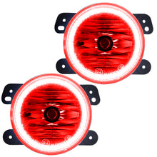 Load image into Gallery viewer, Oracle Lighting 07-09 Jeep Wrangler JK Pre-Assembled LED Halo Fog Lights -Red