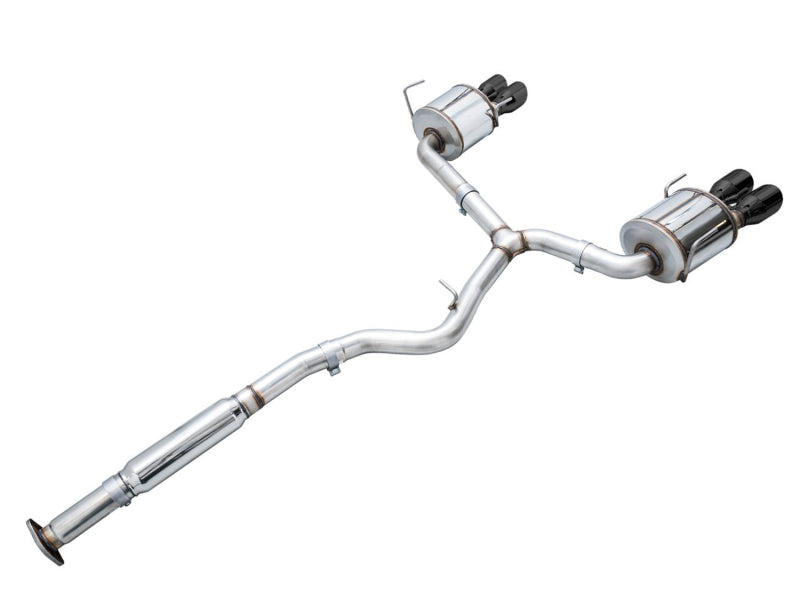 AWE Tuning 2022+ VB Subaru WRX Touring Edition Exhaust - Diamond Black Tips