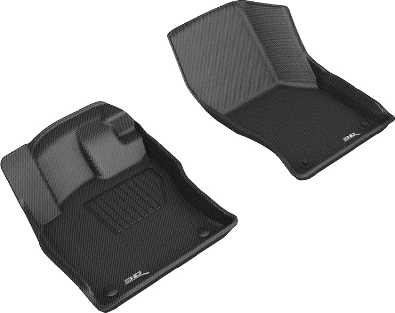 3D MAXpider 2019-2019 Volkswagen Jetta Kagu 1st Row Floormat - Black