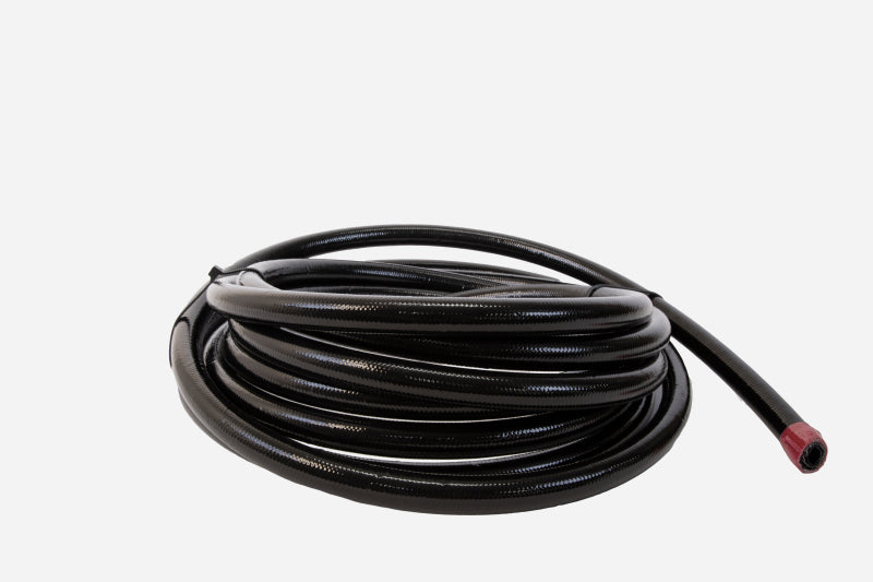 Aeromotive PTFE SS Braided Fuel Hose - Black Jacketed - AN-06 x 4ft