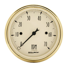 Load image into Gallery viewer, AutoMeter Golden Oldies 3-1/8in 0-7k Tachometer Gauge