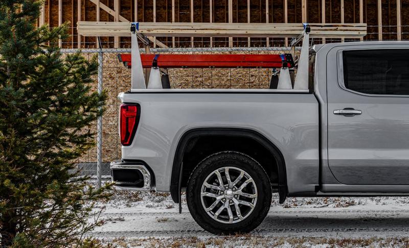 Access ADARAC Al Uprights 26in Vertical Pro Kit (2 Uprights w/1 66in Cross Bar) Silver Truck Rack