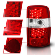 Load image into Gallery viewer, ANZO 2000-2006 Chevrolet Suburban LED Taillights Red/Clear