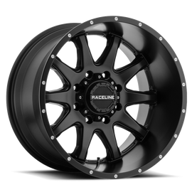 Raceline 930B Shift 18x8in / 5x114.3/5x127 BP / 35mm Offset / 72.62mm Bore - Satin Black Wheel