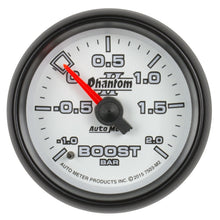 Load image into Gallery viewer, Autometer Phantom II Gauge Vac/Boost 2 1/16in -1 - +2 Bar Mechanical Phantom II